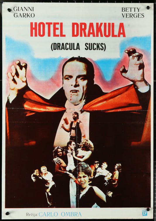 Dracula Sucks (1979) Original Yugoslav Movie Poster