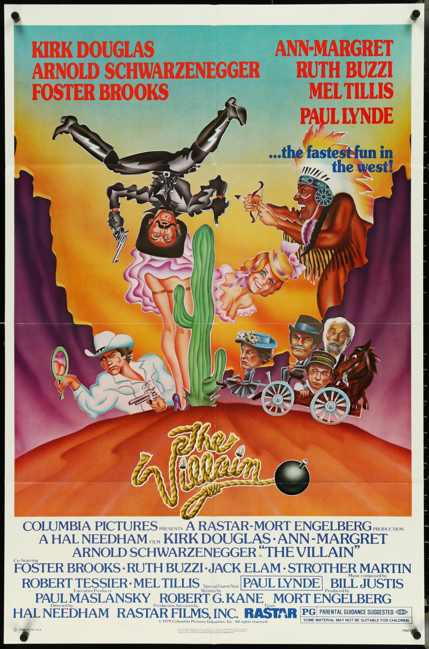 The Villain (1979) Original US One Sheet Movie Poster