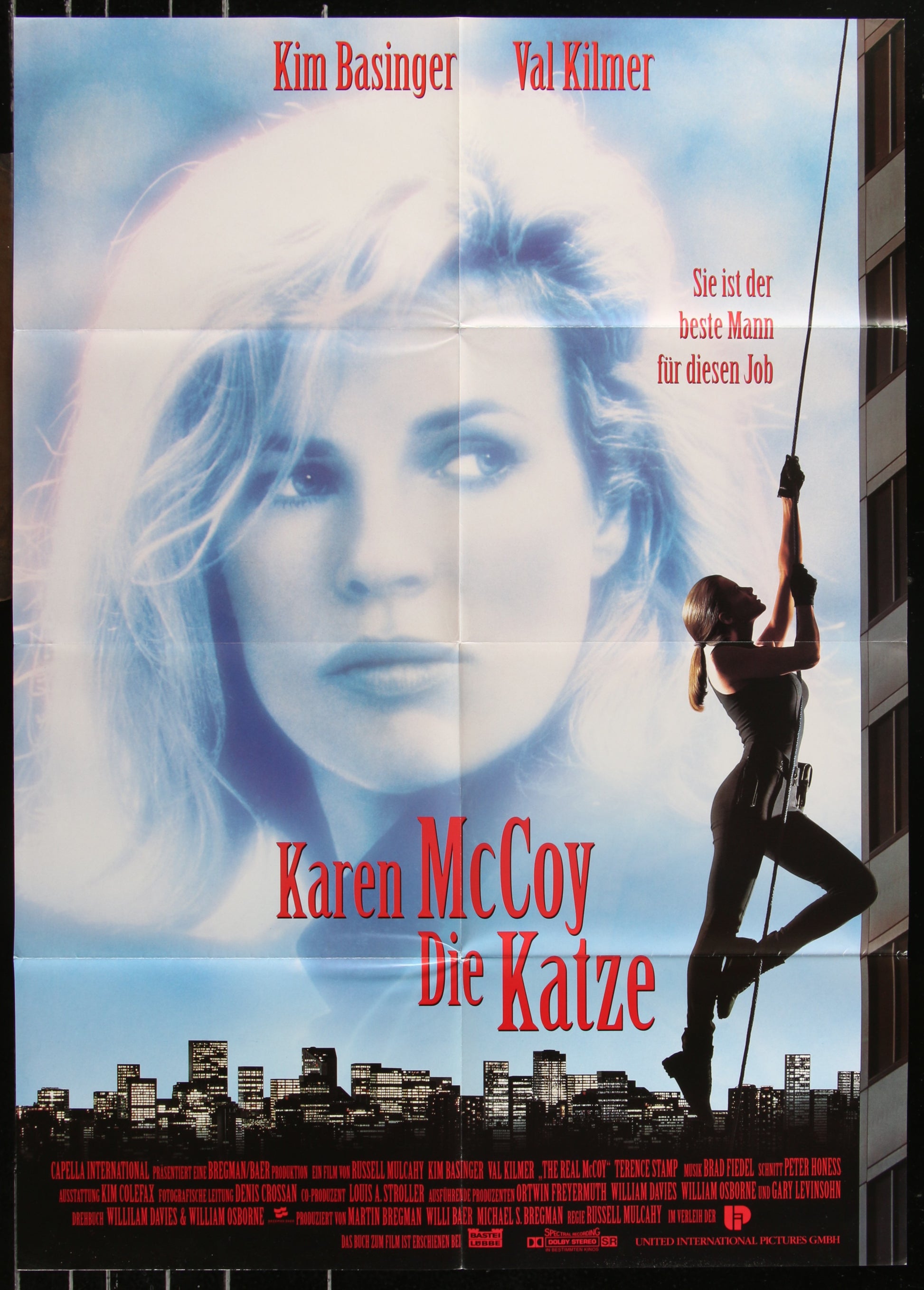 The Real McCoy (1993) Original German A1 Movie Poster