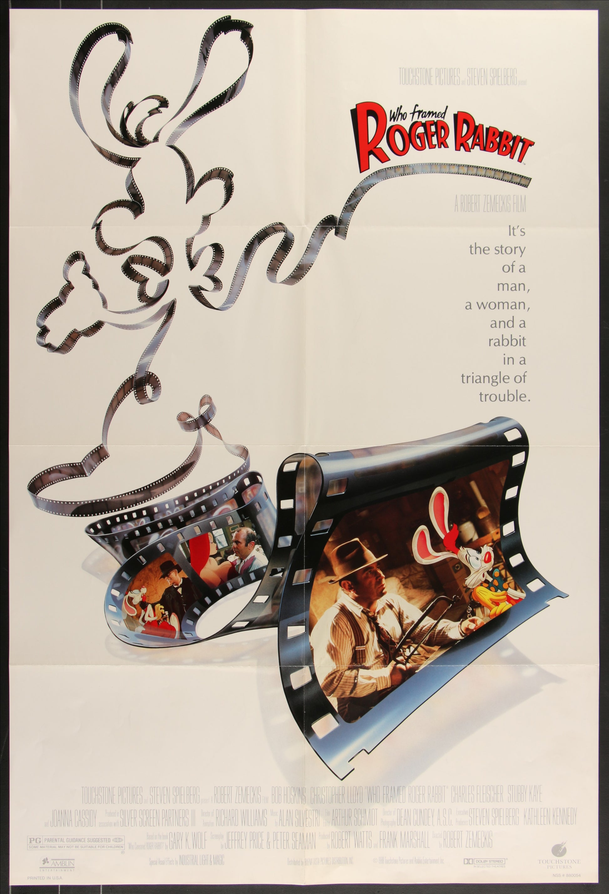 Who Framed Roger Rabbit (1988) Original US One Sheet Movie Poster