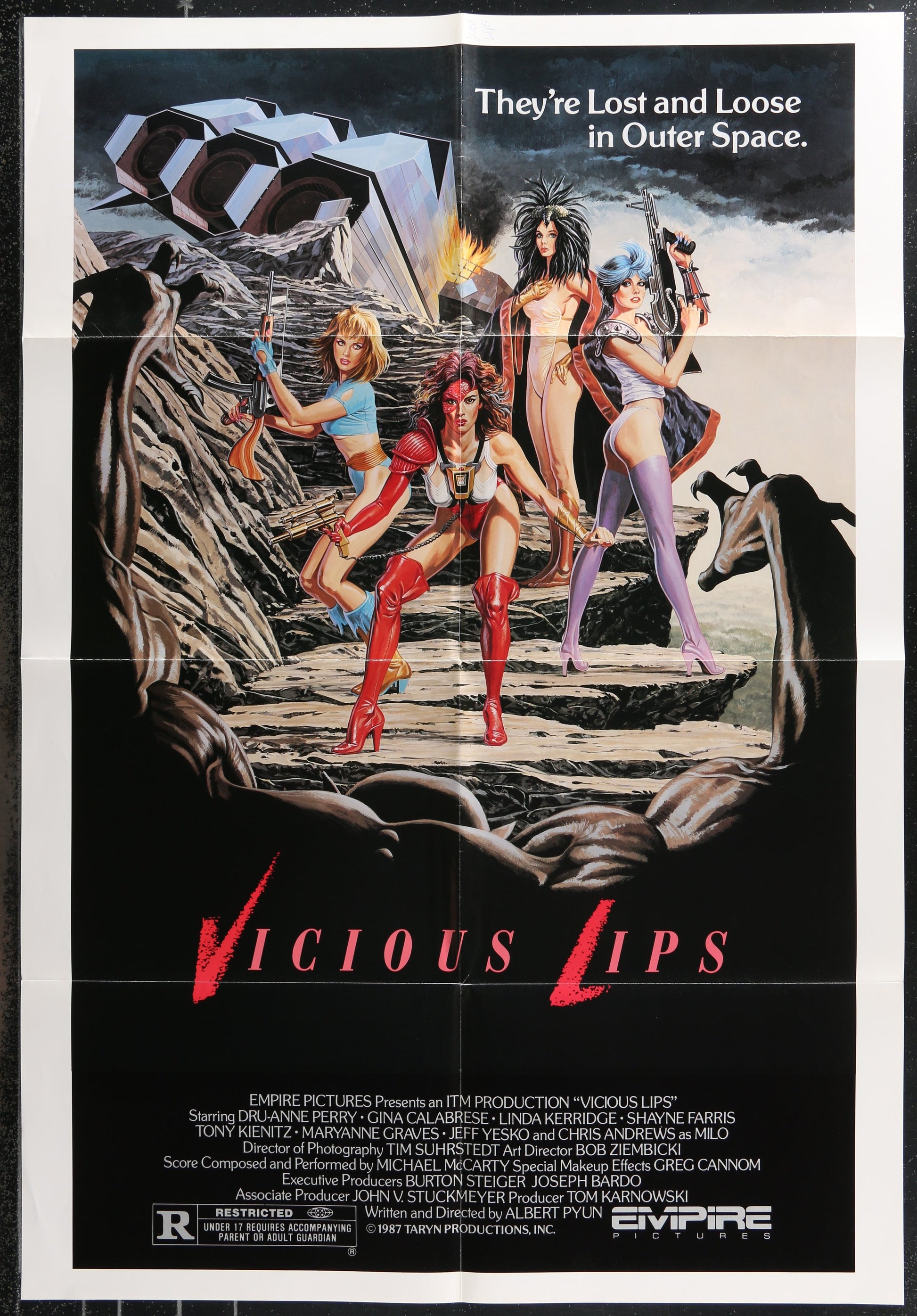 Vicious Lips (1987) Original US One Sheet Movie Poster