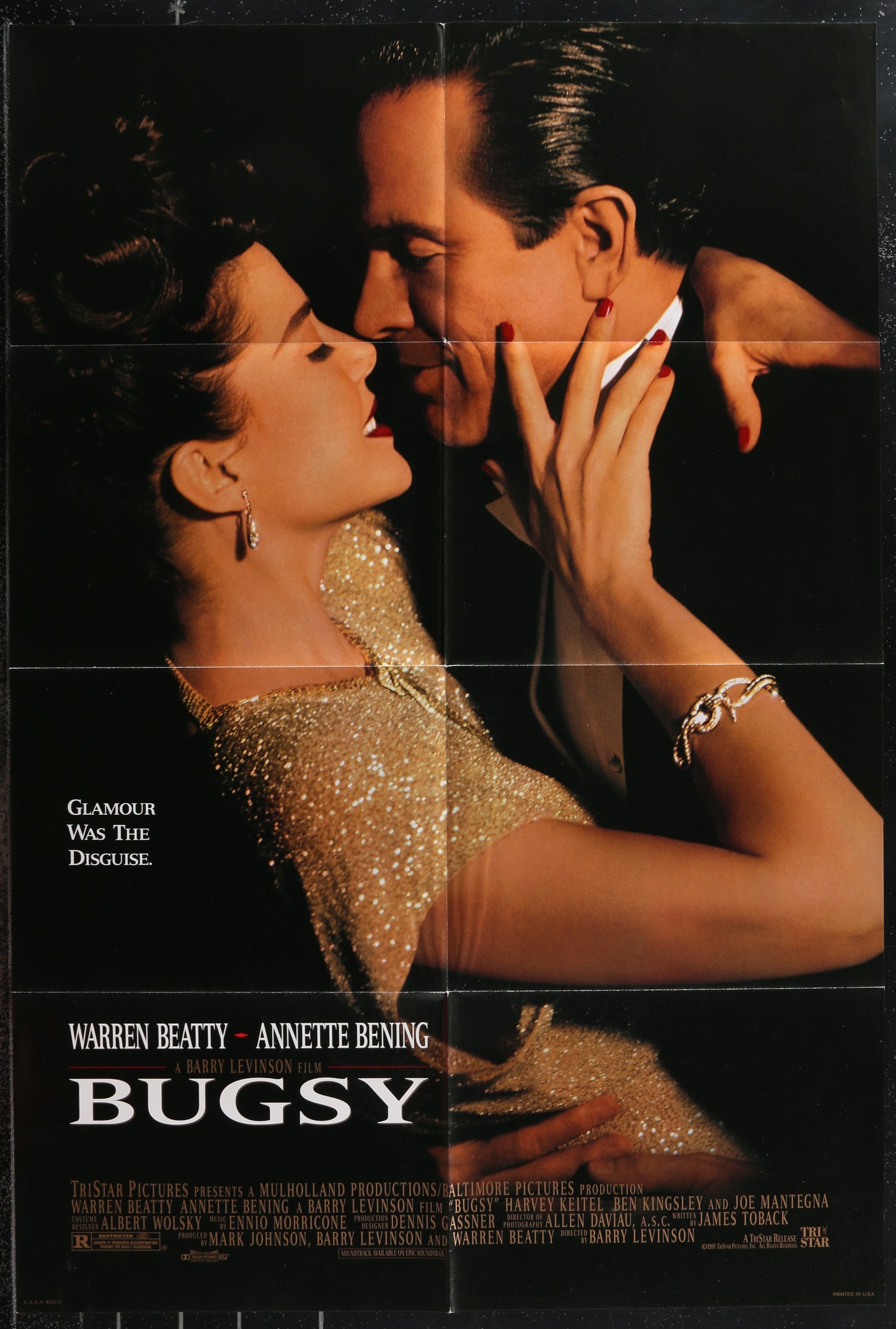 Bugsy (1991) Original US One Sheet Movie Poster