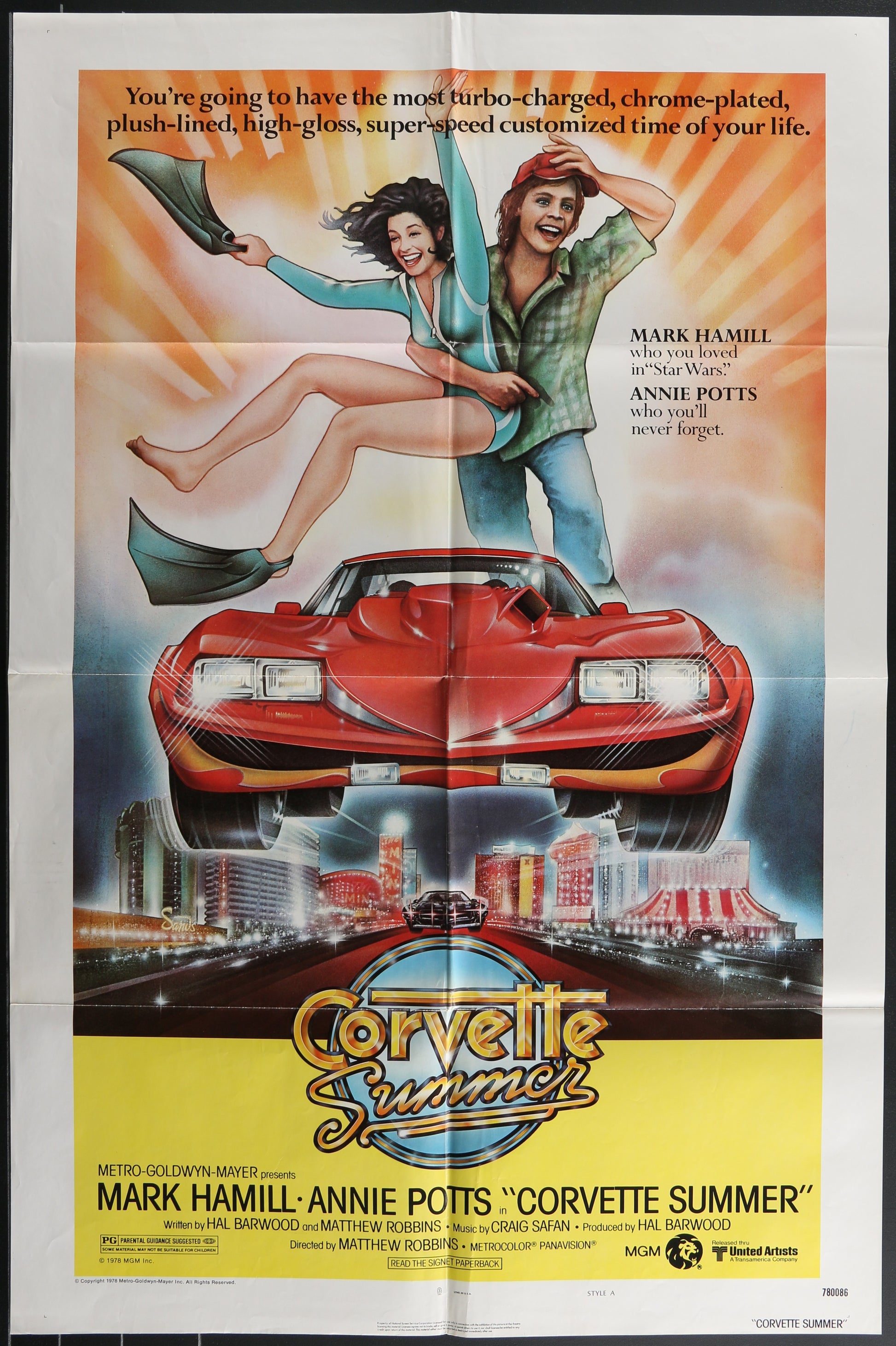 Corvette Summer (1978) Original US One Sheet Movie Poster