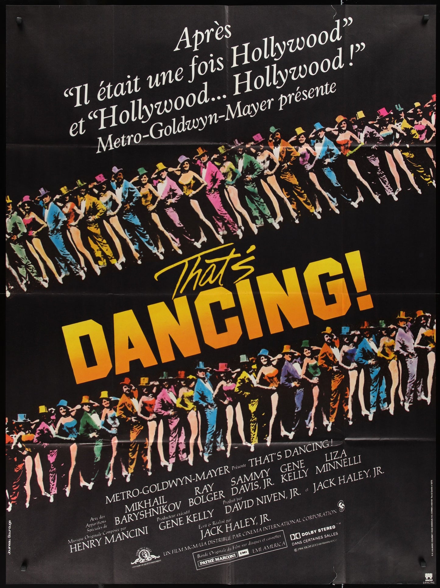 That's Dancing (1985) Original French Grande Movie Poster