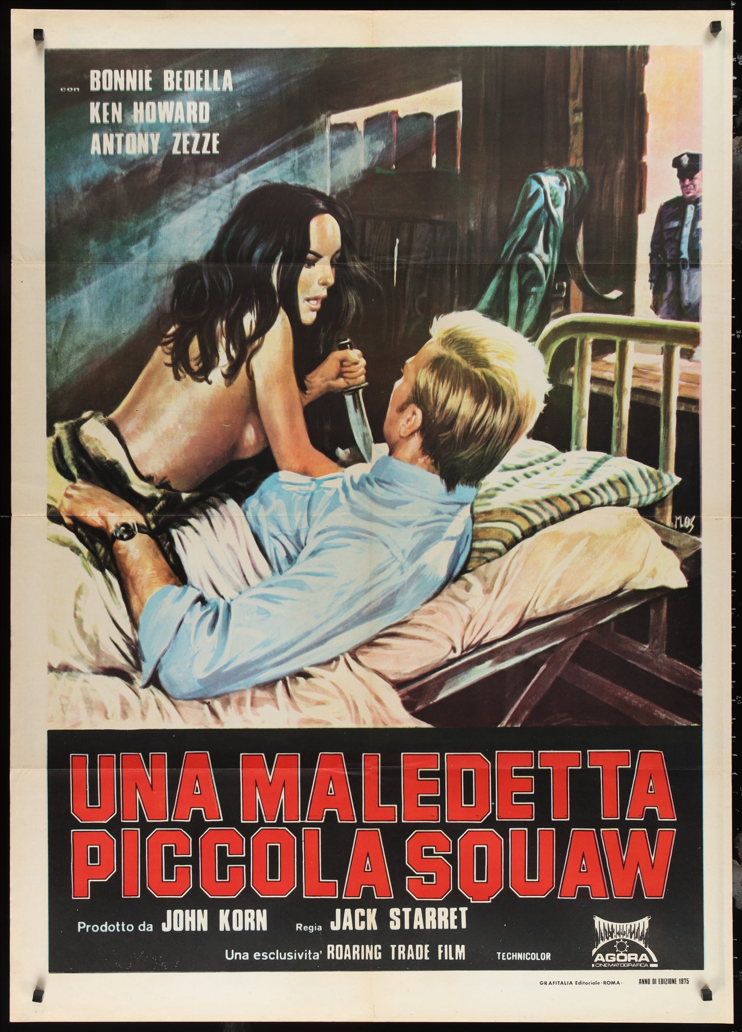 The Strange Vengeance Of Rosalie (1972) Original Italian One Panel Movie Poster