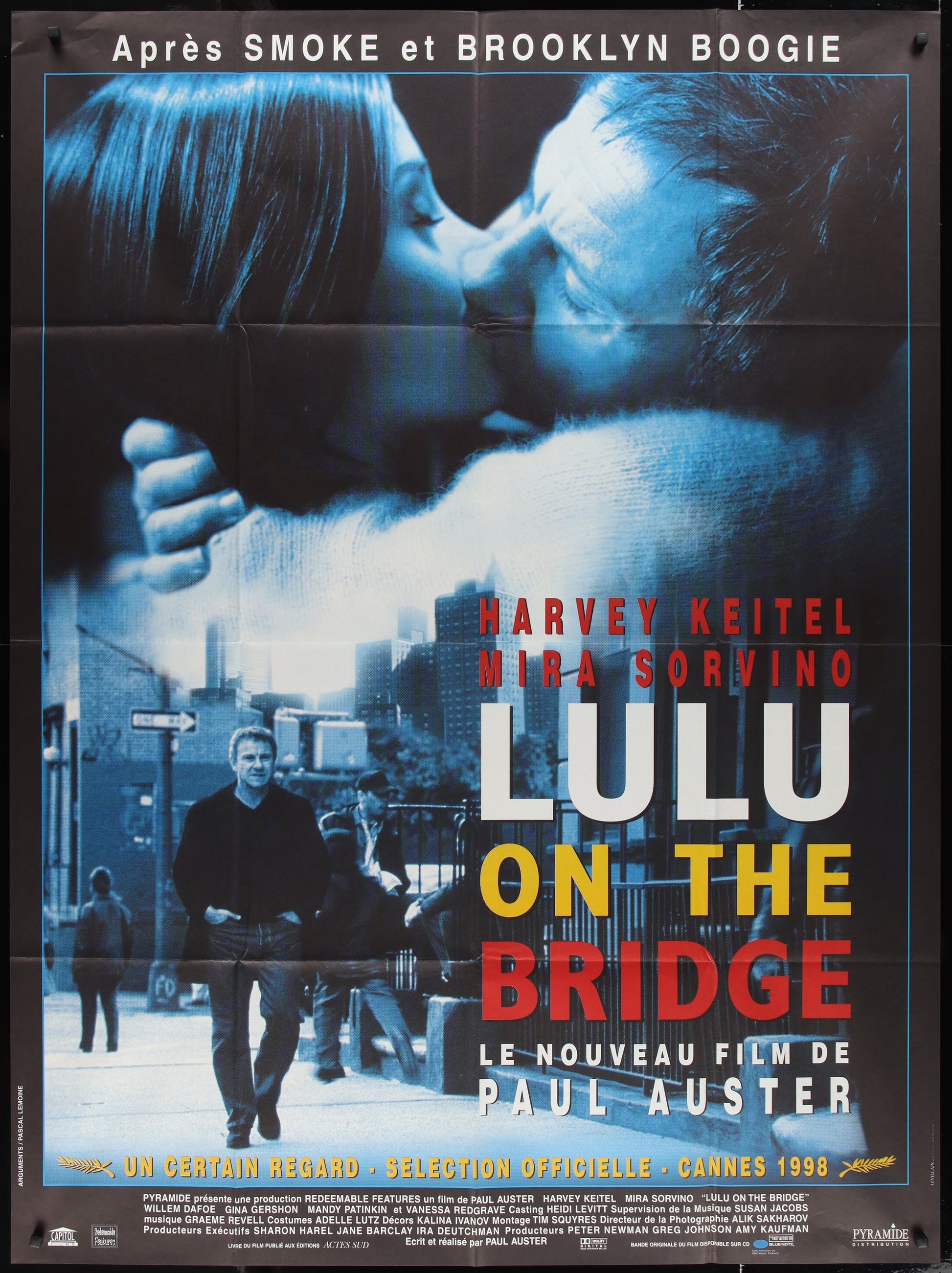 Lulu On The Bridge (1998) Original French Grande Movie Poster