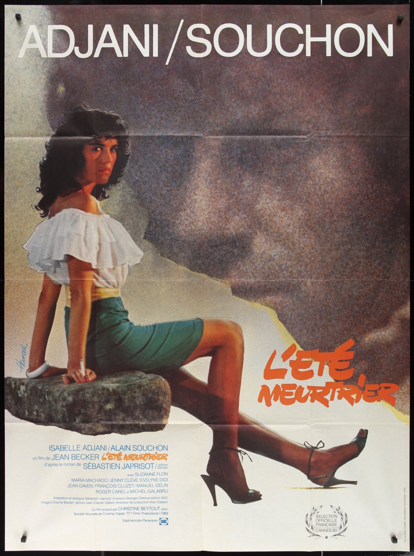 One Deadly Summer (1983) Original French Grande Movie Poster