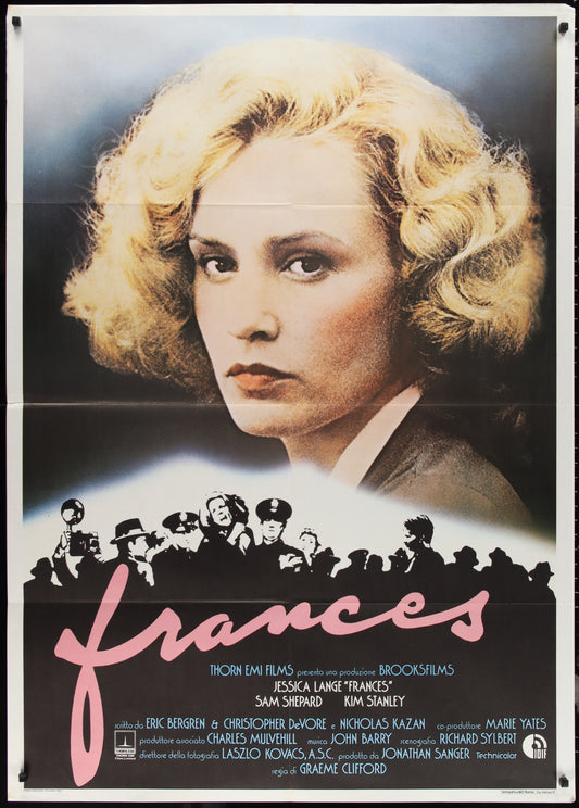 Frances(1982) Original Italian One Panel Movie Poster