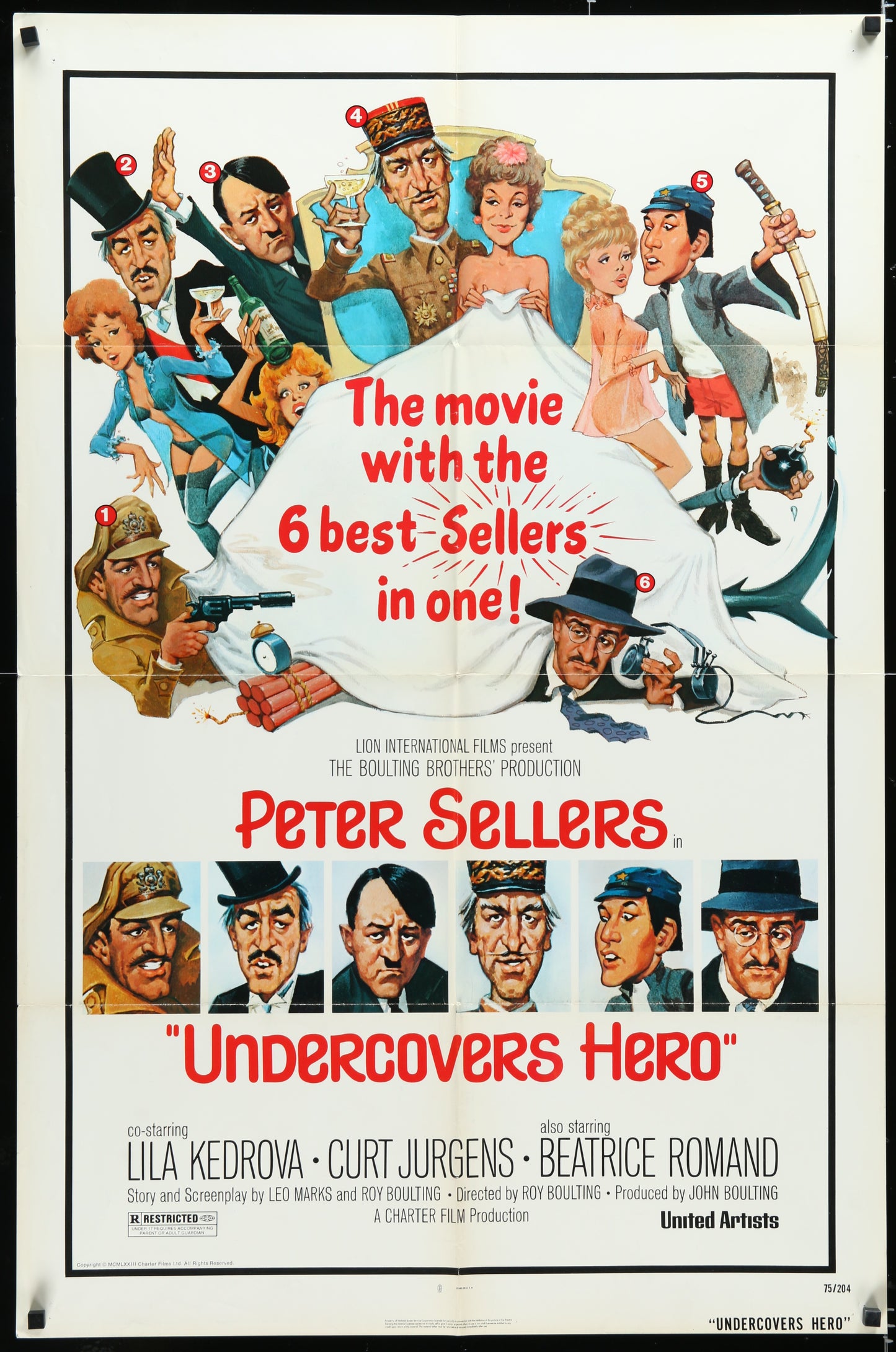 Undercover's Hero (1975) Original US One Sheet Movie Poster