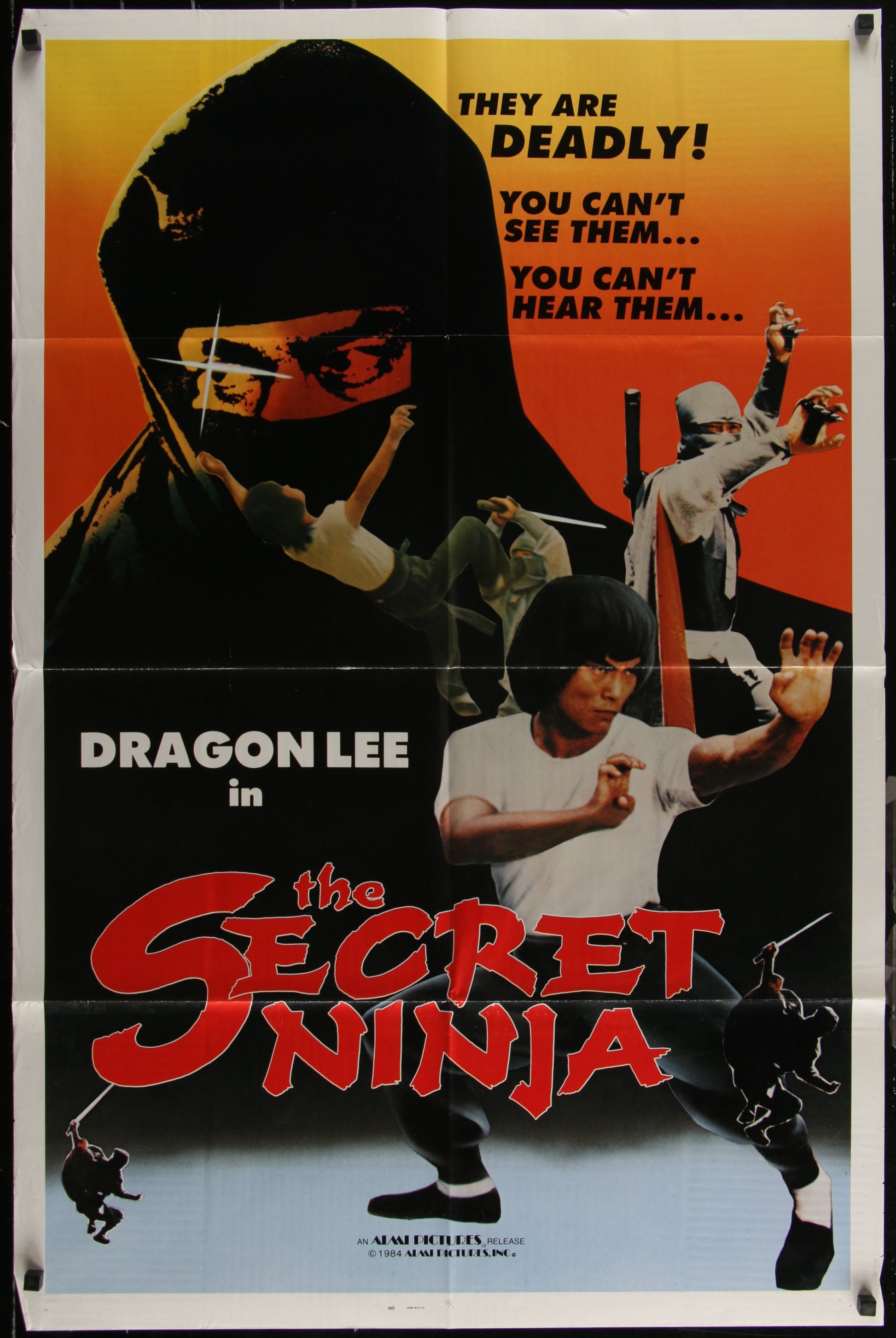 The Secret Ninja (1984) Original US One Sheet Movie Poster