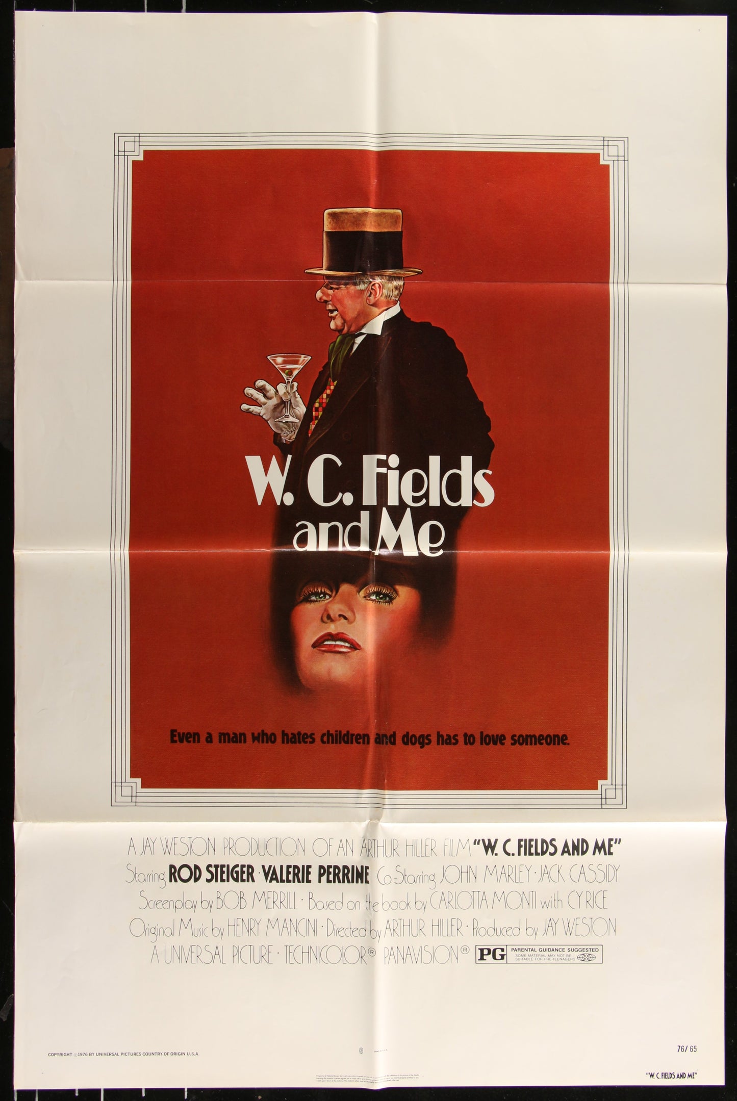 W.C. Fields And Me (1976) Original US One Sheet Movie Poster