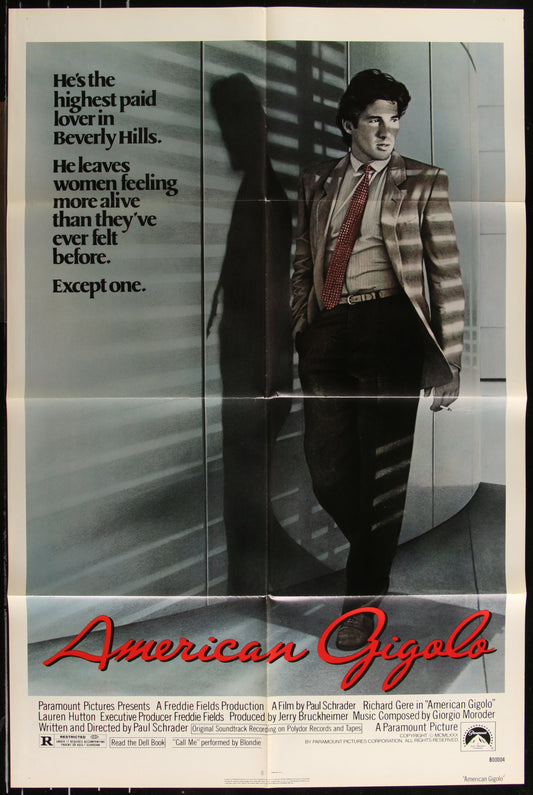 American Gigolo (1980) Original US One Sheet Movie Poster