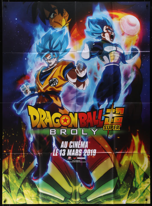 Dragonball Super: Broly (2019) Original French One Panel Movie Poster