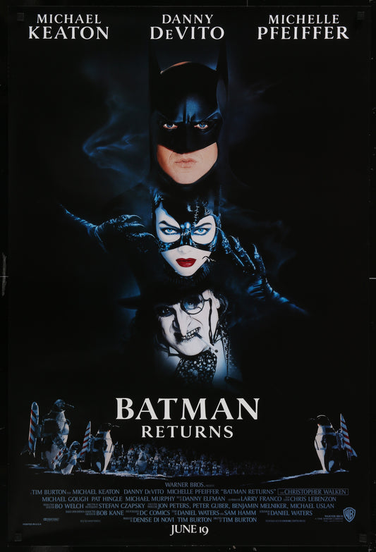 Batman Returns (1992) Original US One Sheet Movie Poster