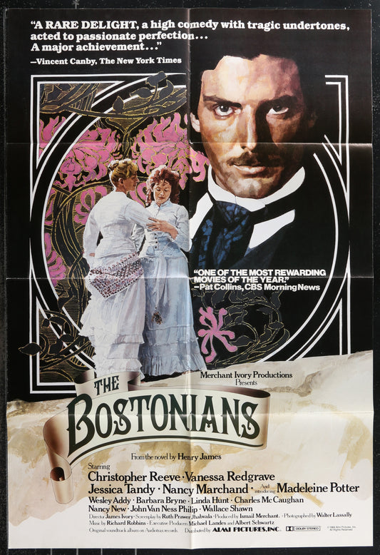 The Bostonians (1984) Original US One Sheet Movie Poster