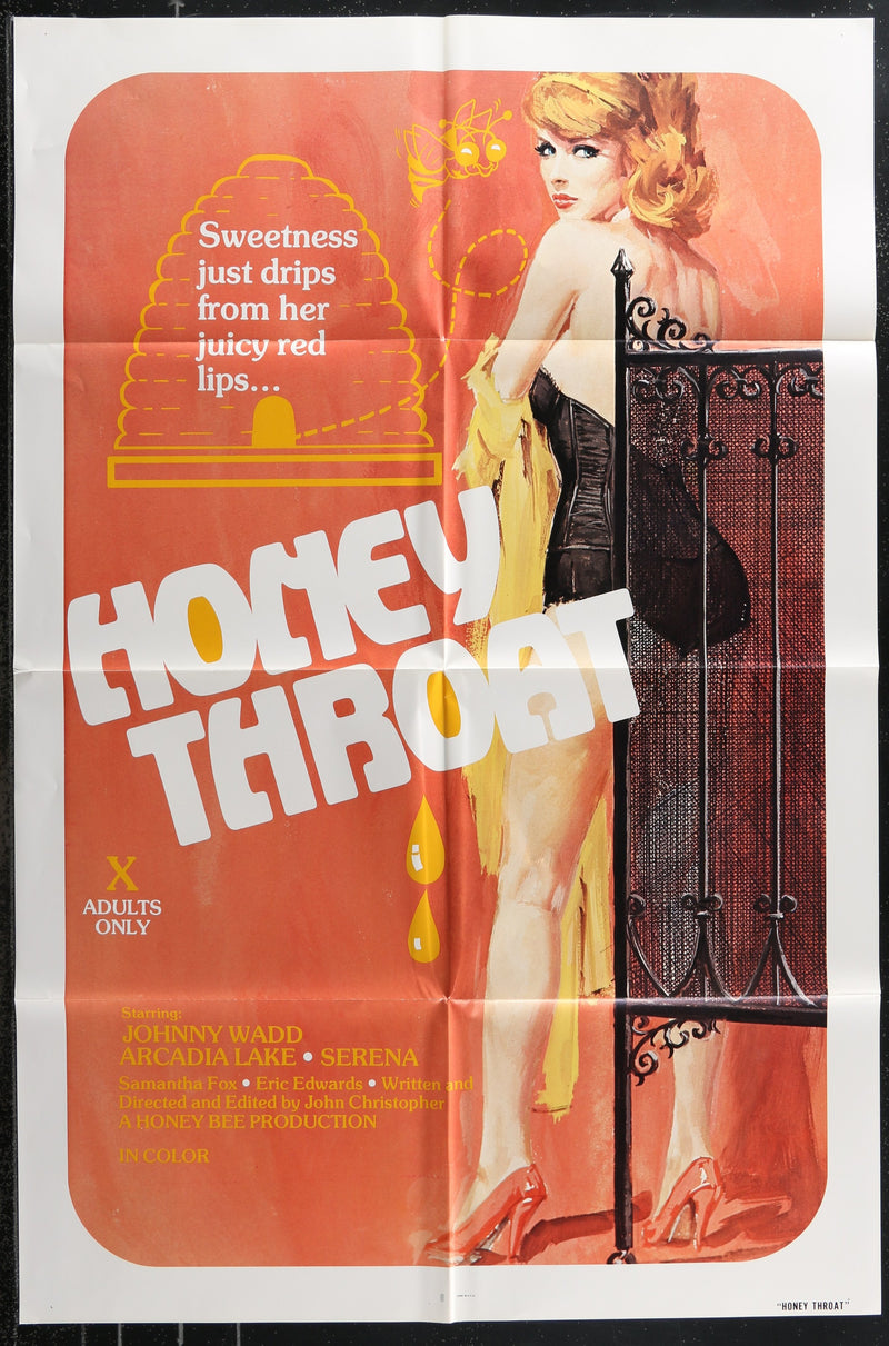 Honey Throat (1980) Original US One Sheet Movie Poster