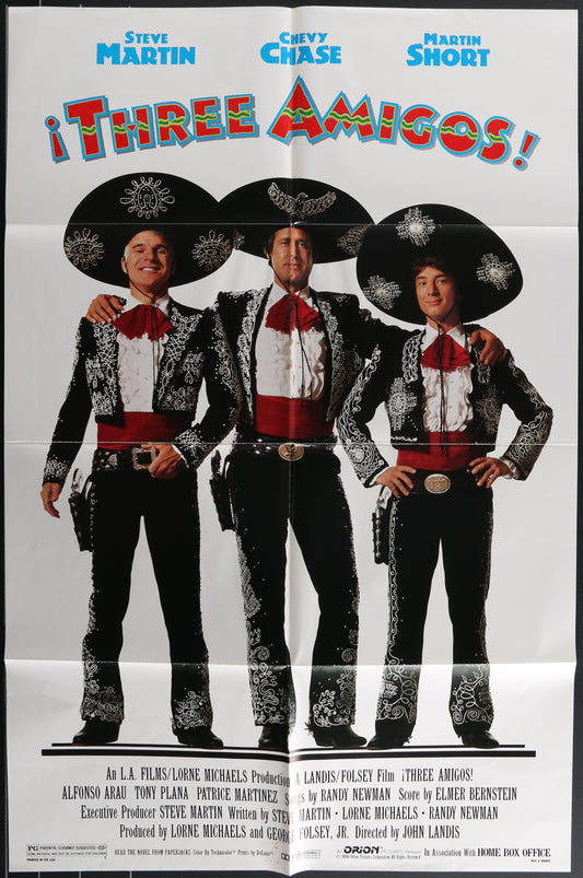 Three Amigos (1986) Original US One Sheet Movie Poster