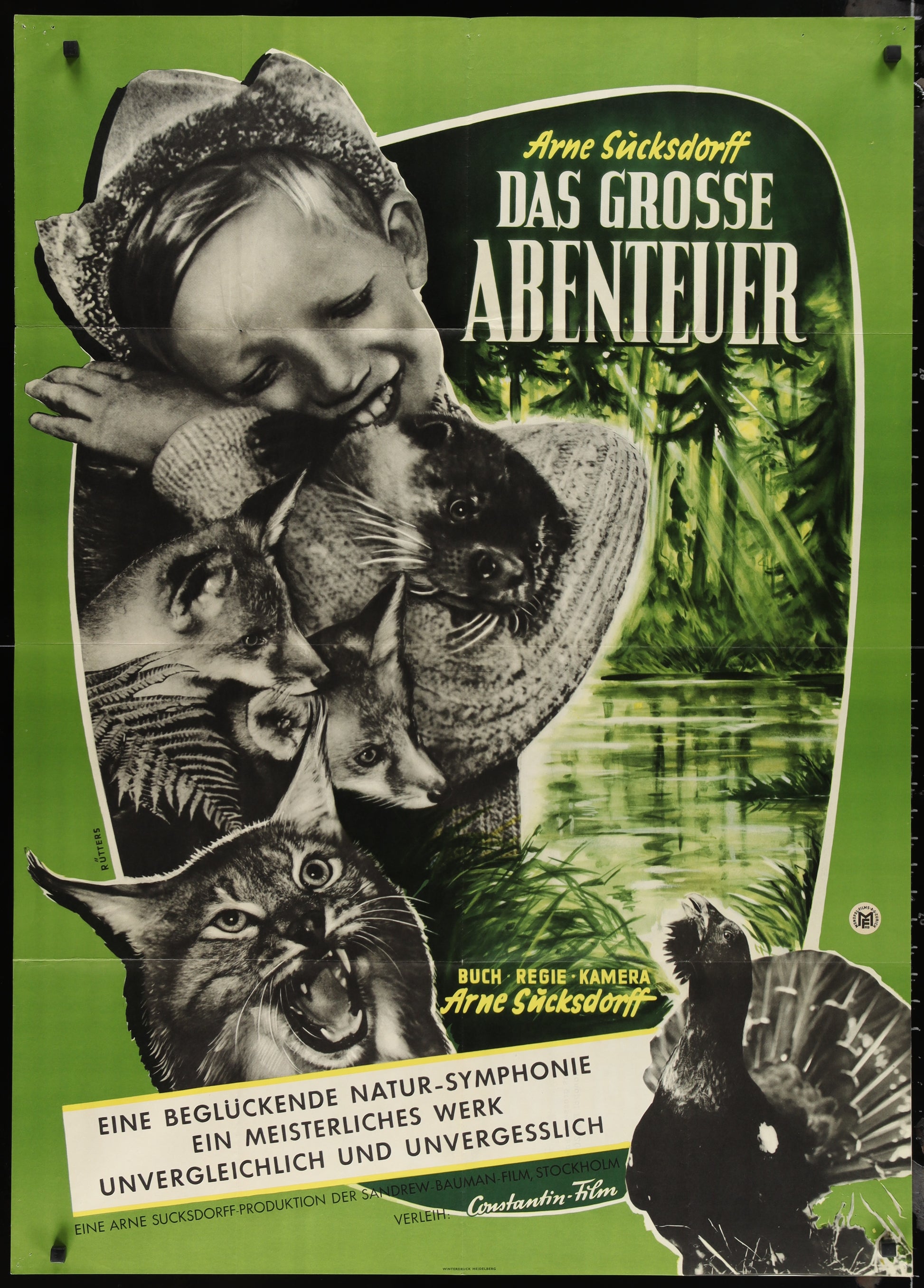 The Great Adventure (1954) Original German A0 Movie Poster