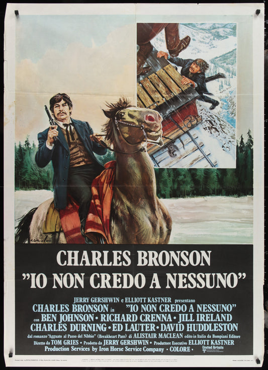 Breakheart Pass (1975) Original Italian One Panel Movie Poster