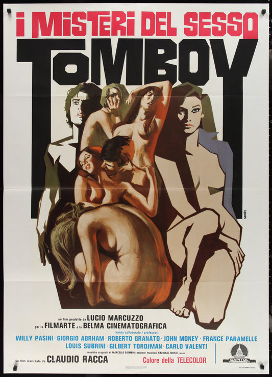 Tomboy - I Misteri Del Sesso (1977) Original Italian One Panel Movie Poster