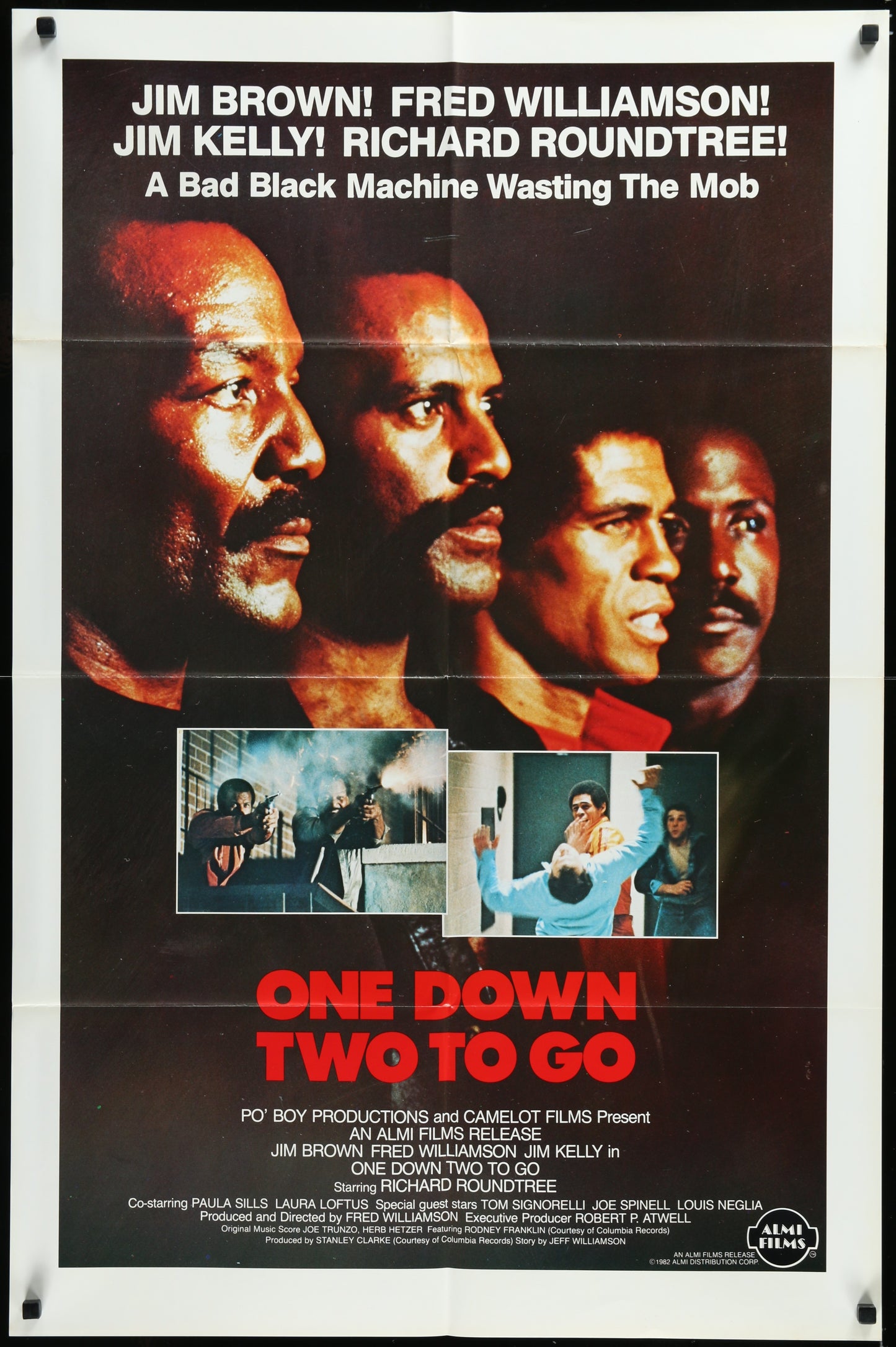 One Down Two To Go (1982) Original US One Sheet Movie Poster