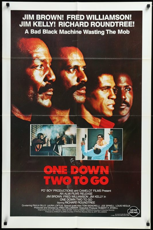 One Down Two To Go (1982) Original US One Sheet Movie Poster