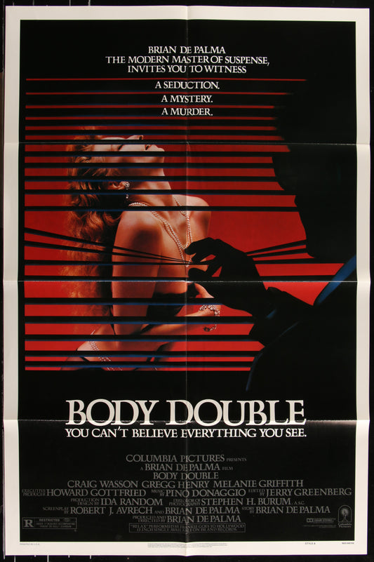 Body Double (1984) Original US One Sheet Movie Poster