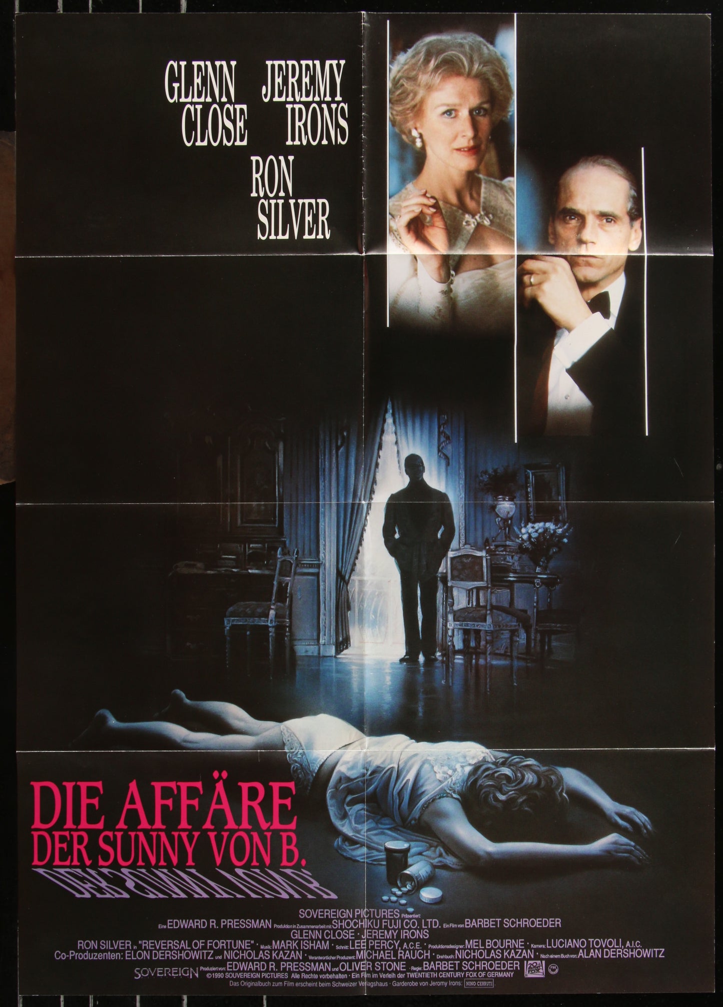 Reversal Of Fortune (1990) Original German A1 Movie Poster