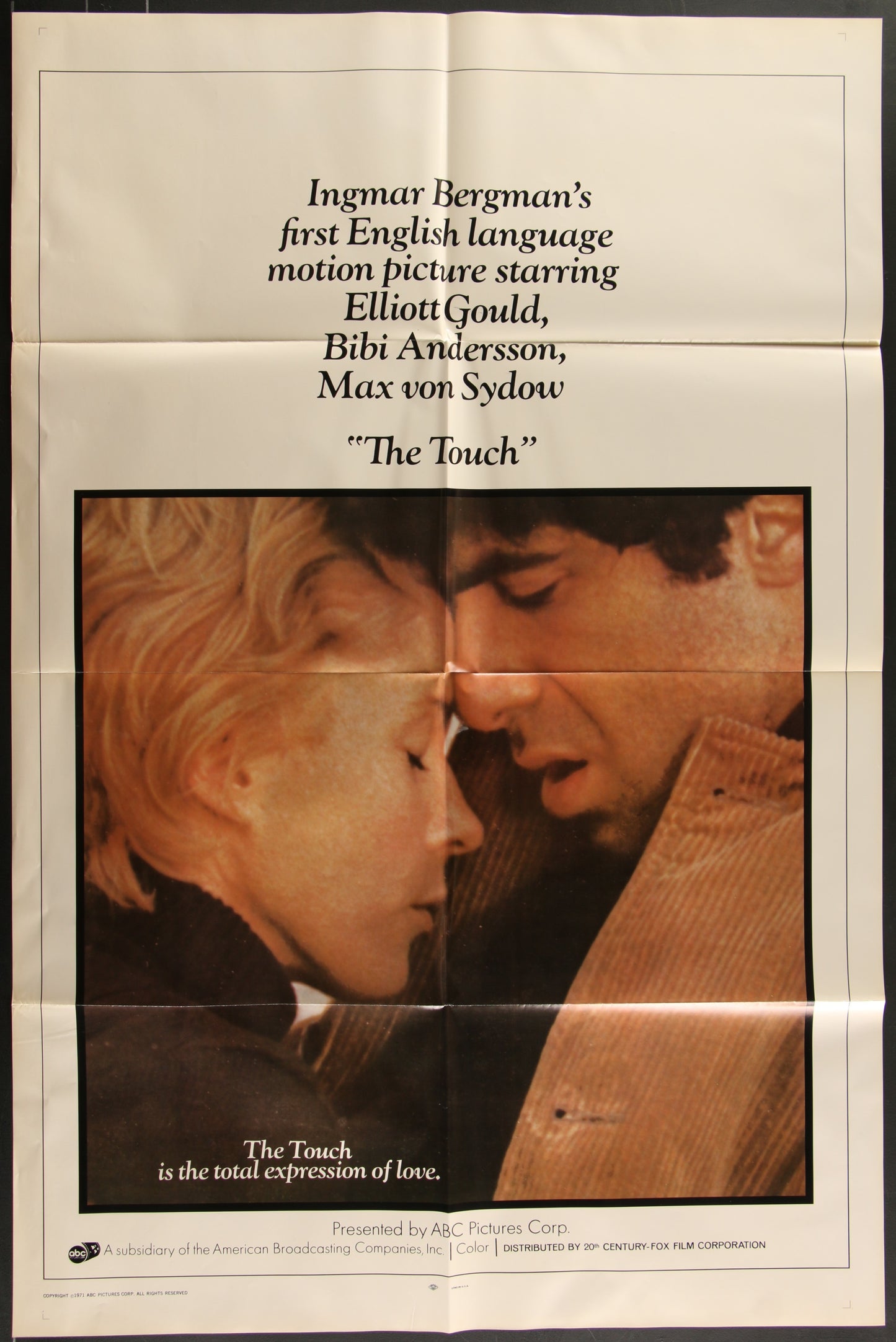 The Touch (1971) Original US One Sheet Movie Poster (Copy)