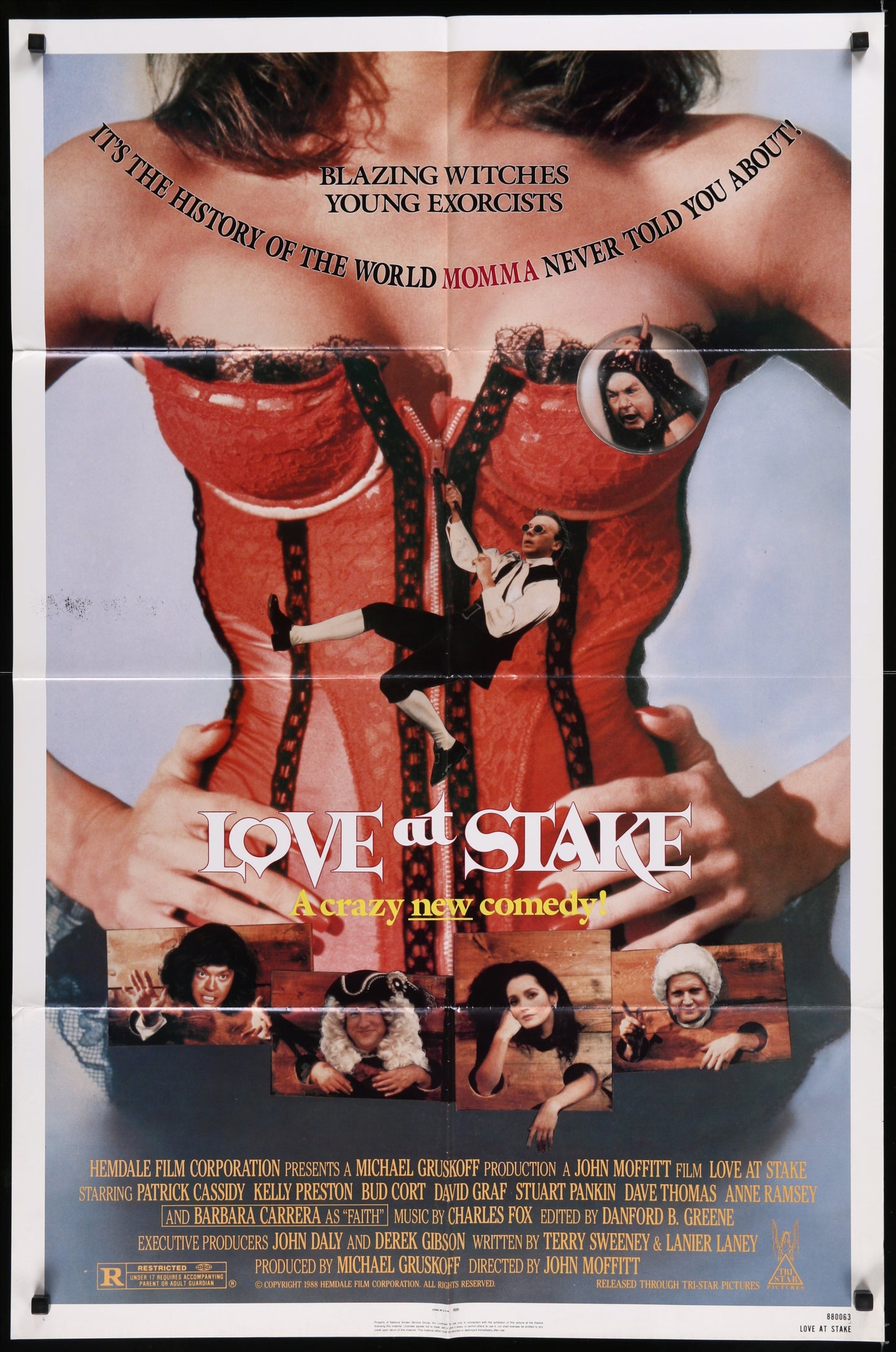 Love At Stake (1988) Original US One Sheet Movie Poster