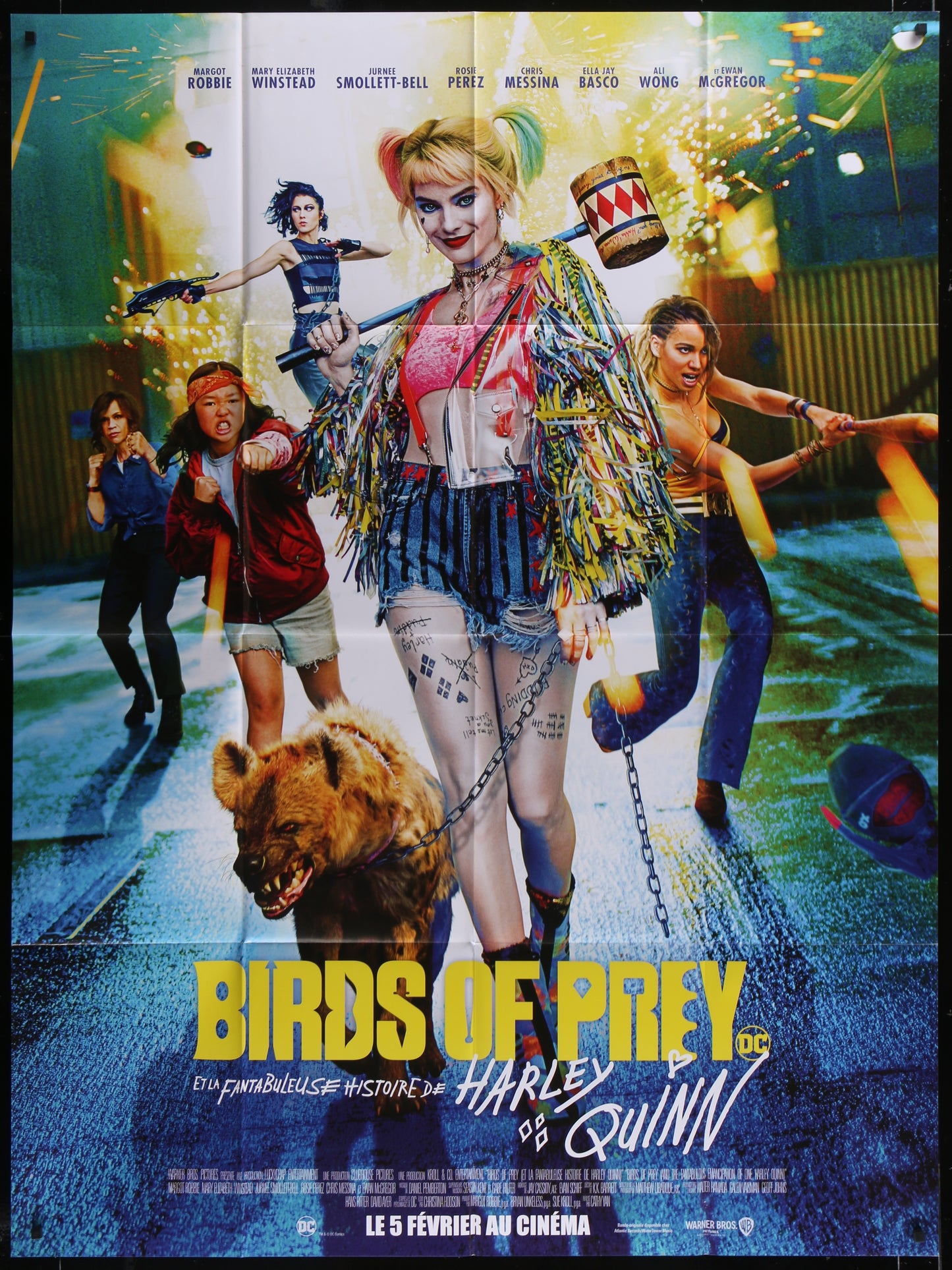 Birds Of Prey (2020) Original French One Panel Movie Poster