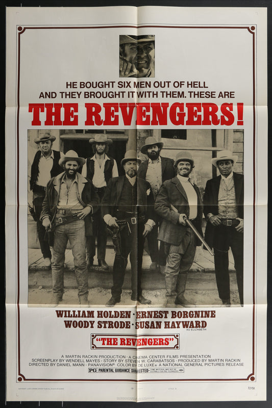 The Revengers (1972) Original US One Sheet Movie Poster