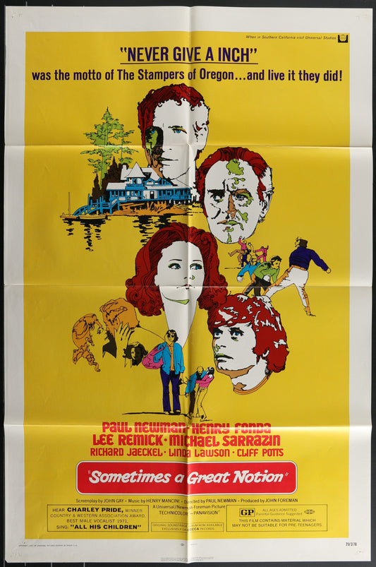 Sometimes A Great Notion (1971) Original US One Sheet Movie Poster