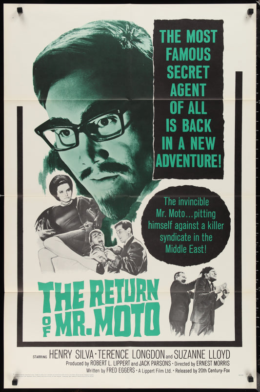 The Return Of Mr. Moto (1965) Original US One Sheet Movie Poster