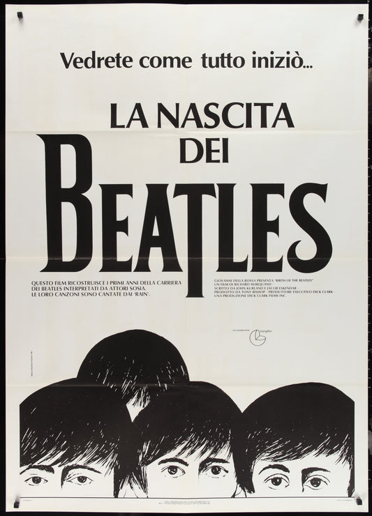 The Birth Of The Beatles (1979) Original Italian One Panel Movie Poster