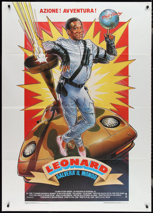 Leonard Part 6 (1987) Original Italian One Panel Movie Poster