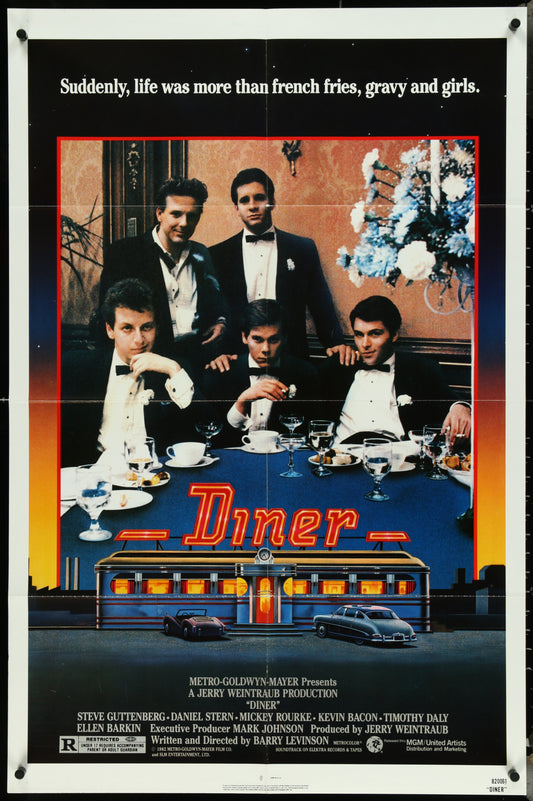 Diner (1982) Original US One Sheet Movie Poster