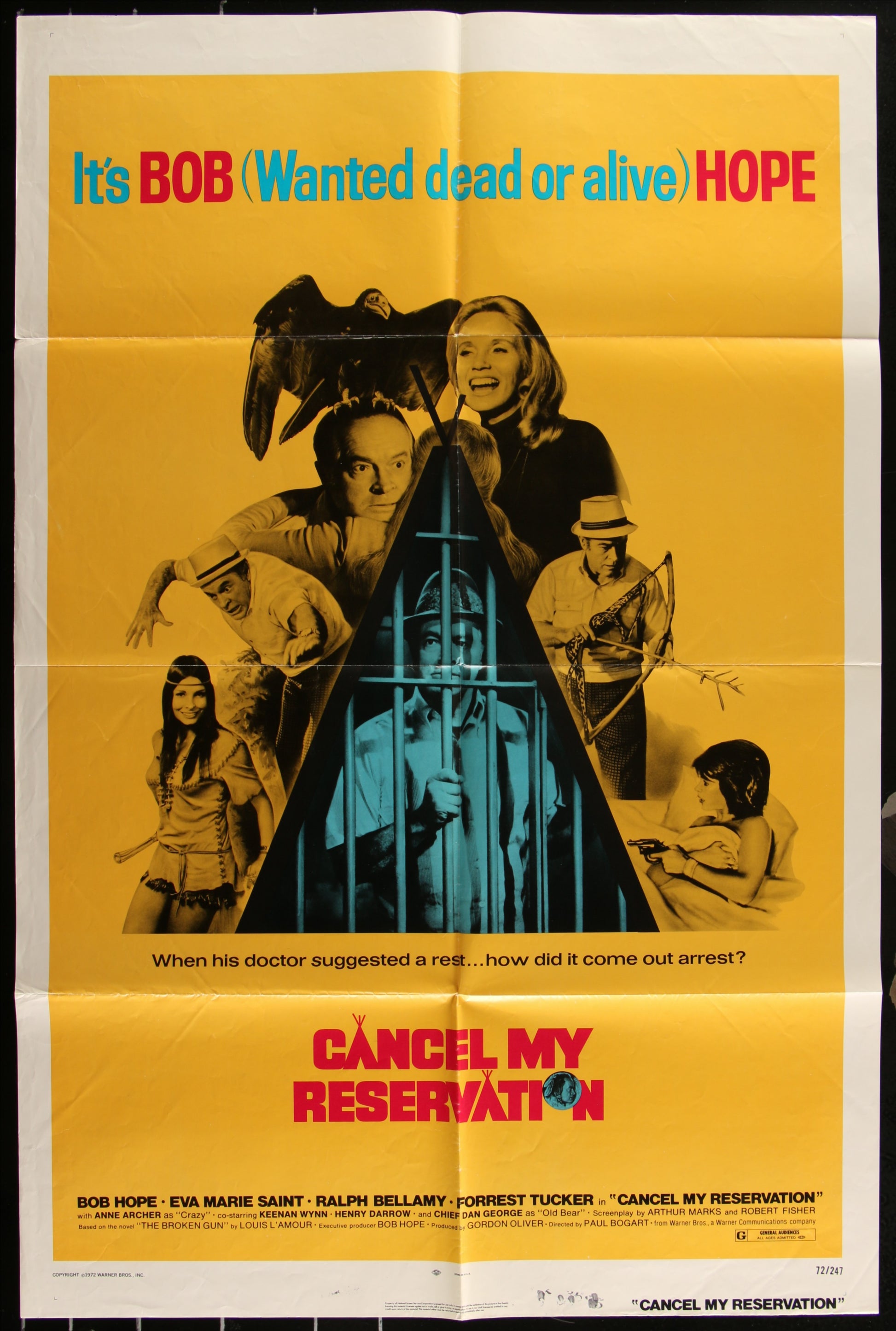 Cancel My Reservation (1972) Original US One Sheet Movie Poster