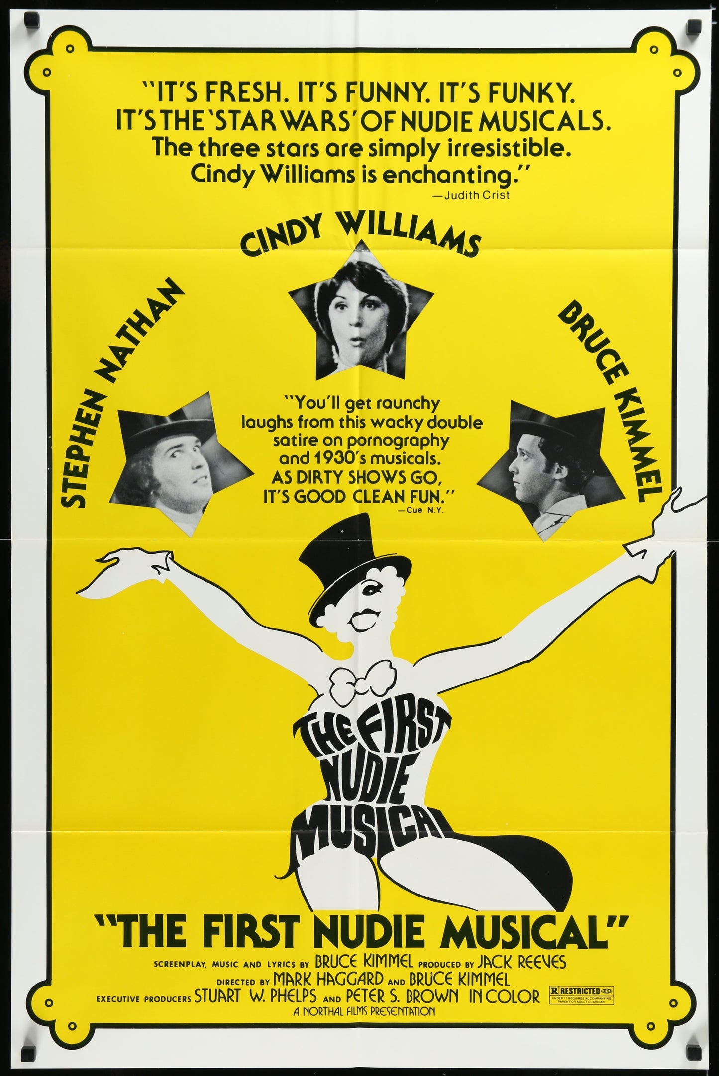 The First Nudie Musical (1976) Original US One Sheet Movie Poster