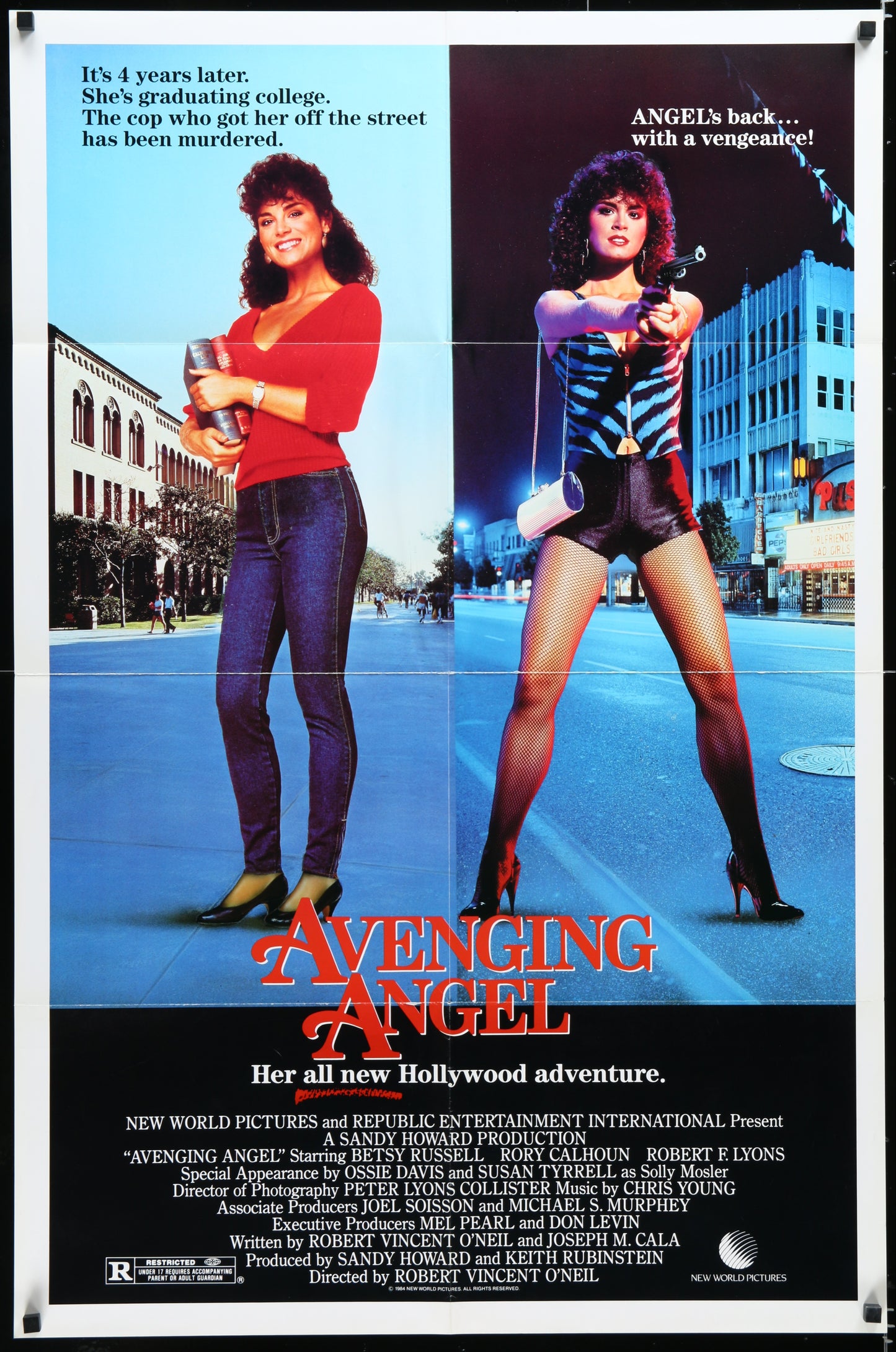 Avenging Angel (1984) Original US One Sheet Movie Poster