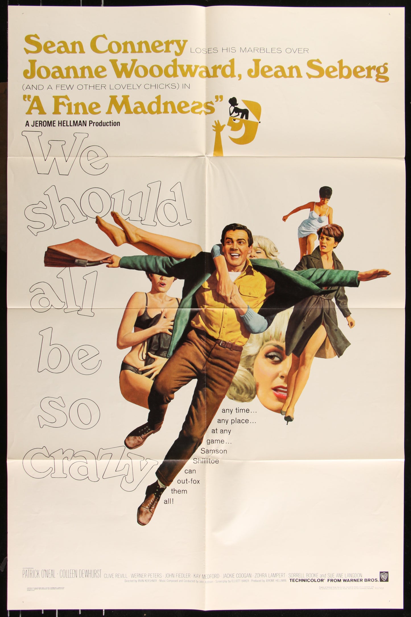 A Fine Madness (1966) Original US One Sheet Movie Poster