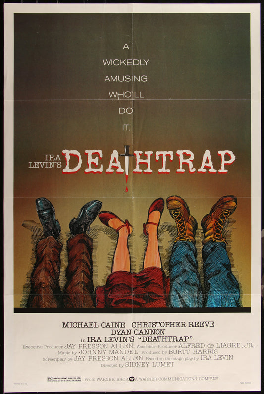 Deathtrap (1982) Original US One Sheet Movie Poster