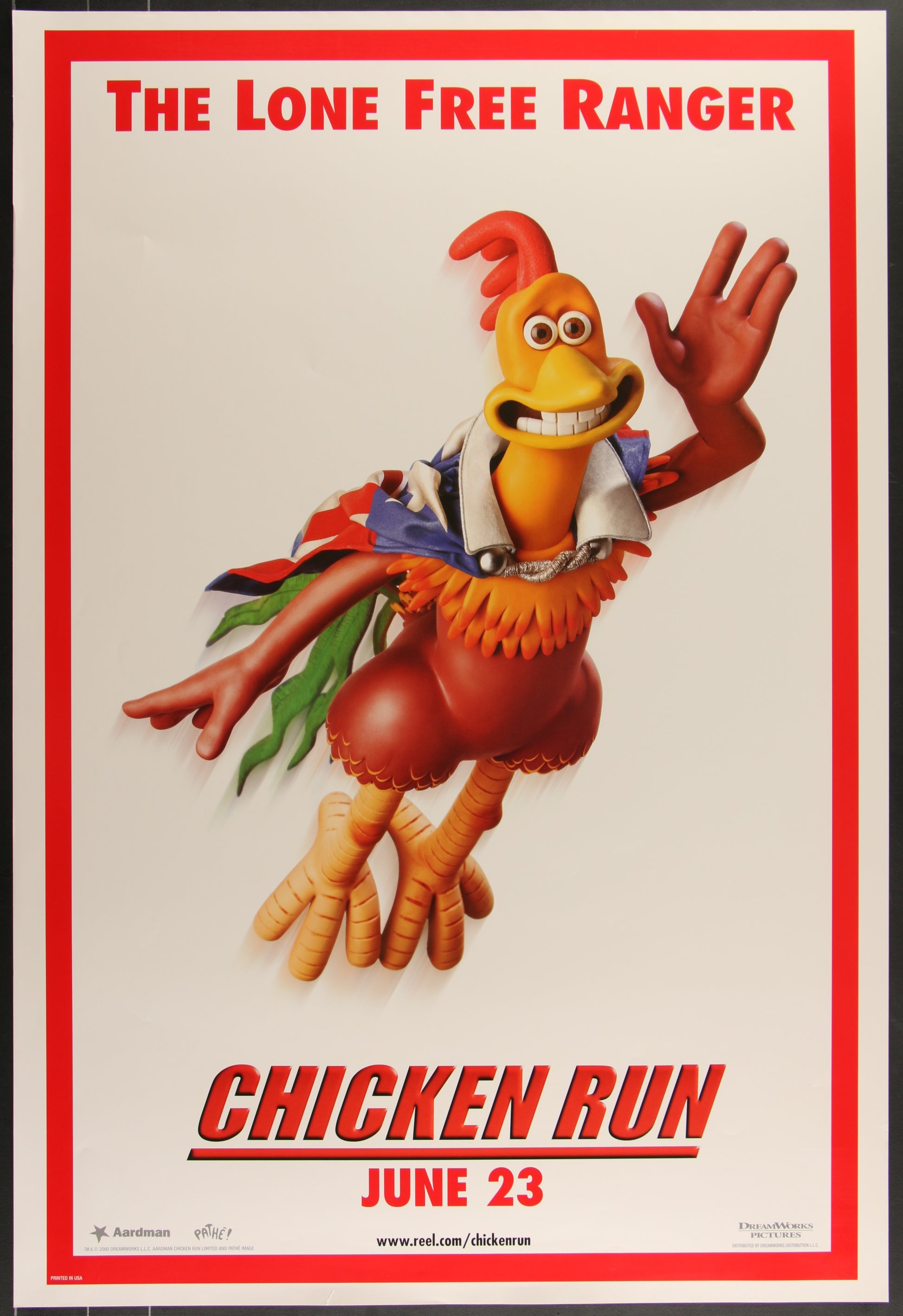 Chicken Run (2000) Original US One Sheet Movie Poster