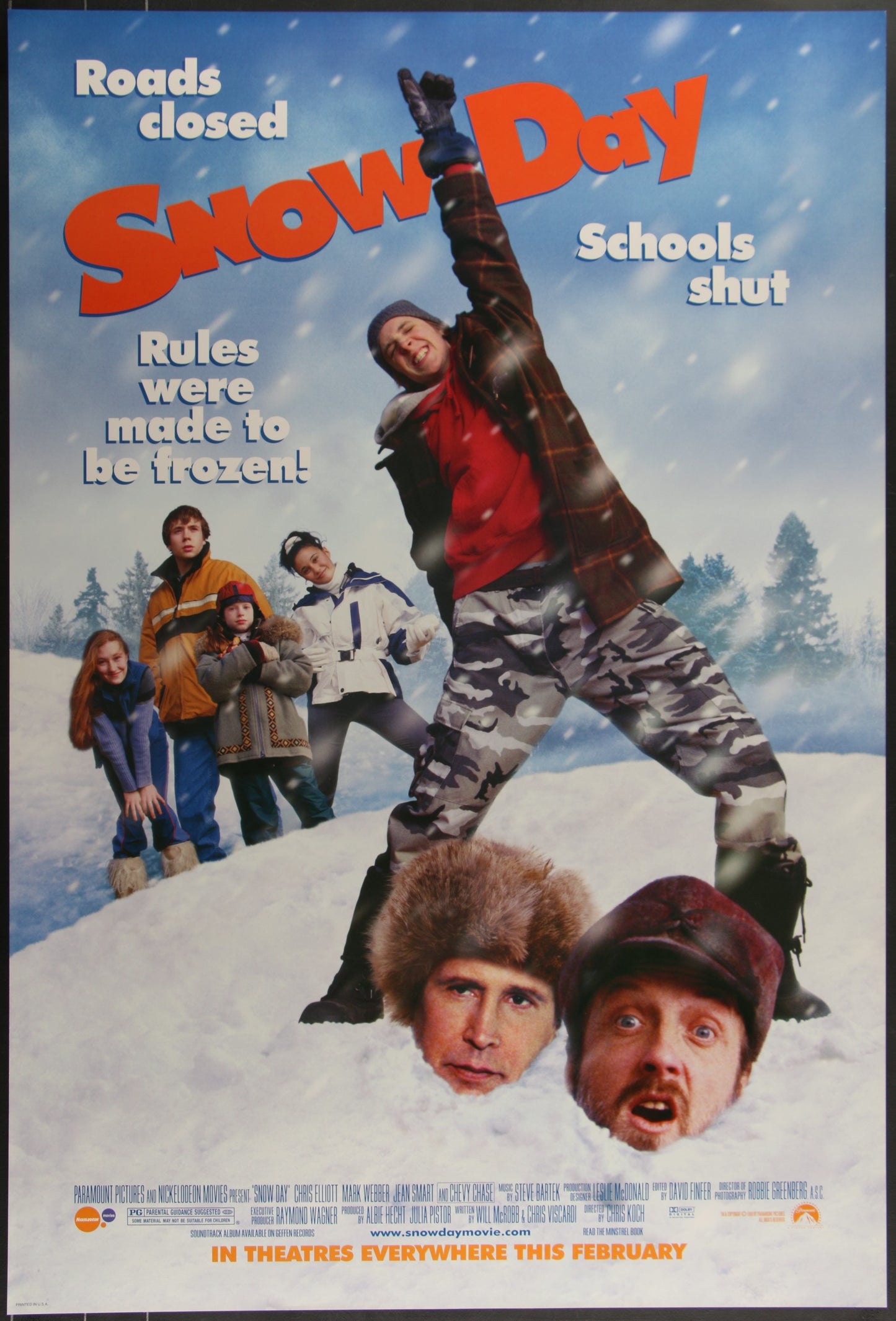 Snow Day (2000) Original US One Sheet Movie Poster