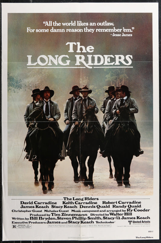 The Long Riders (1980) Original US One Sheet Movie Poster