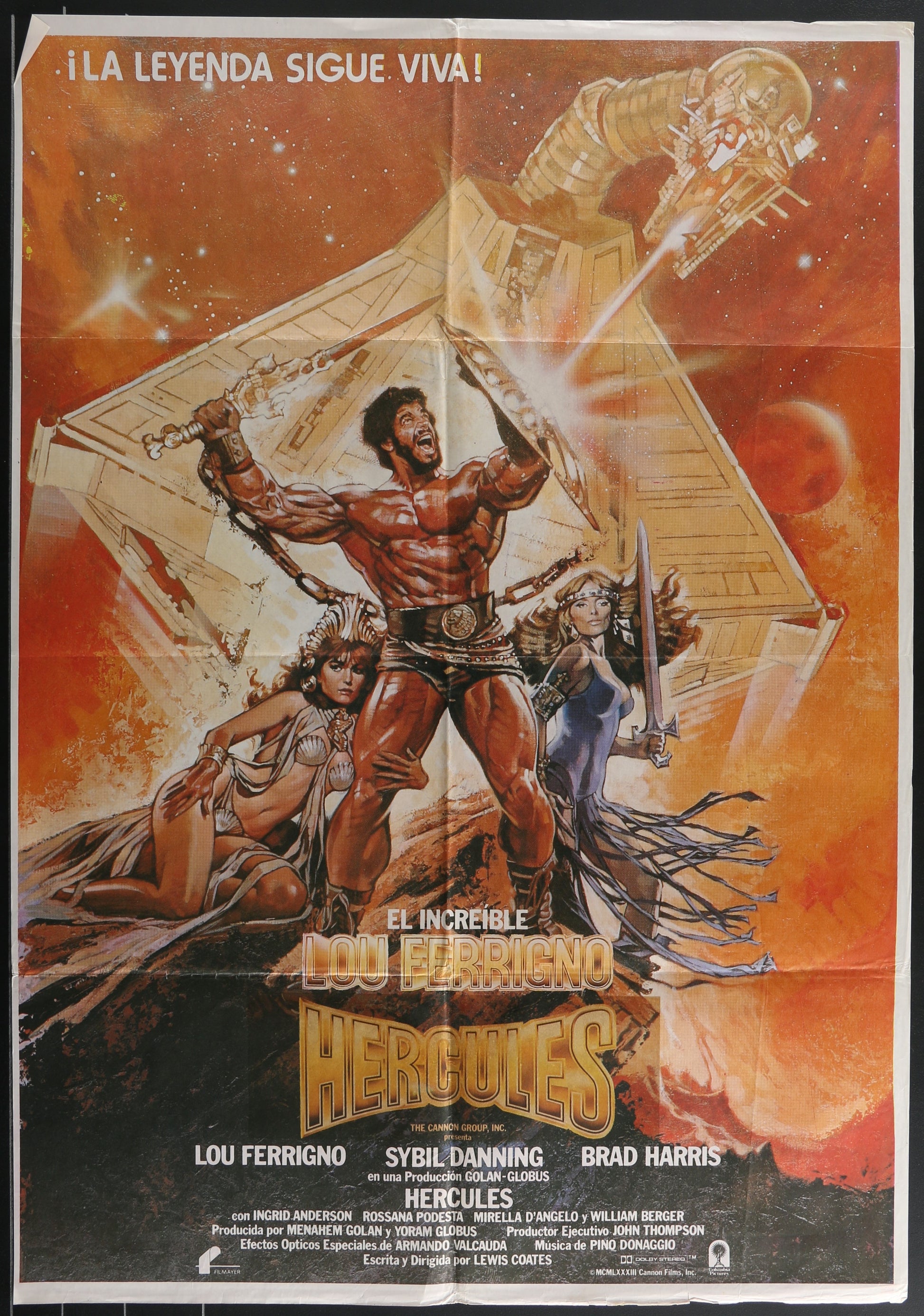 Hercules (1983) Original Spanish Movie Poster