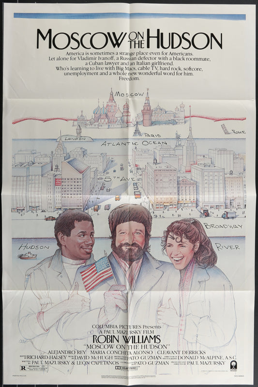 Moscow On The Hudson (1984) Original US One Sheet Movie Poster