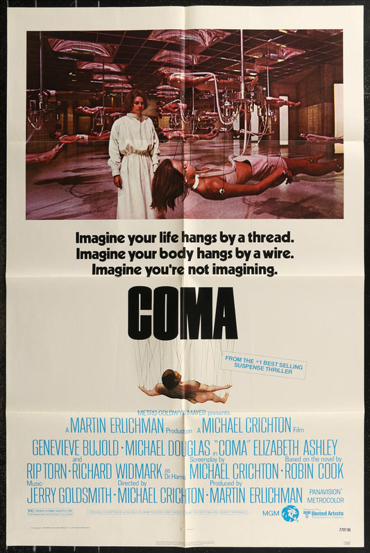 Coma (1978) Original US One Sheet Movie Poster