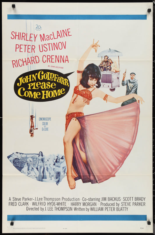 John Goldfarb, Please Come Home (1965) Original US One Sheet Movie Poster