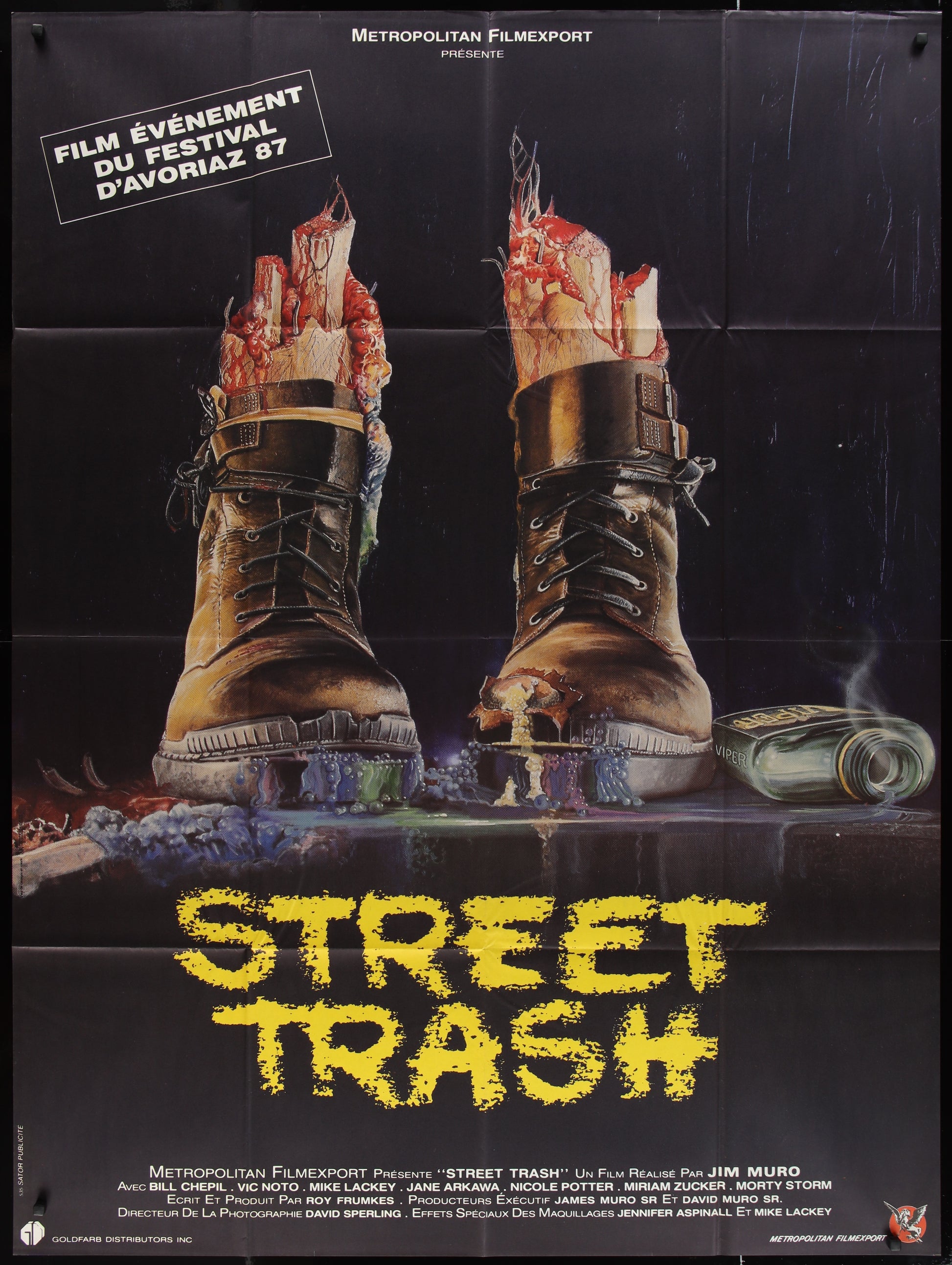 Street Trash (1987) Original US One Sheet Movie Poster